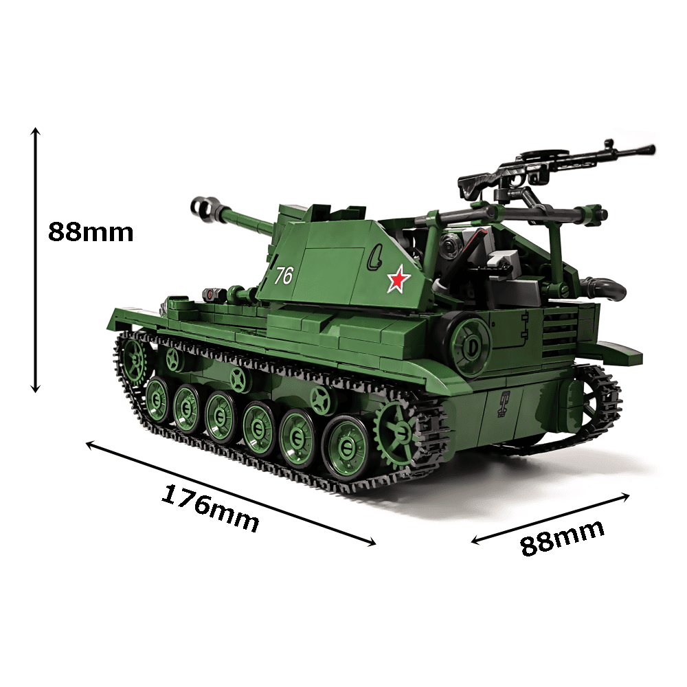 SU-76M ソビエト PanzerBlocks パンツァーブロックス