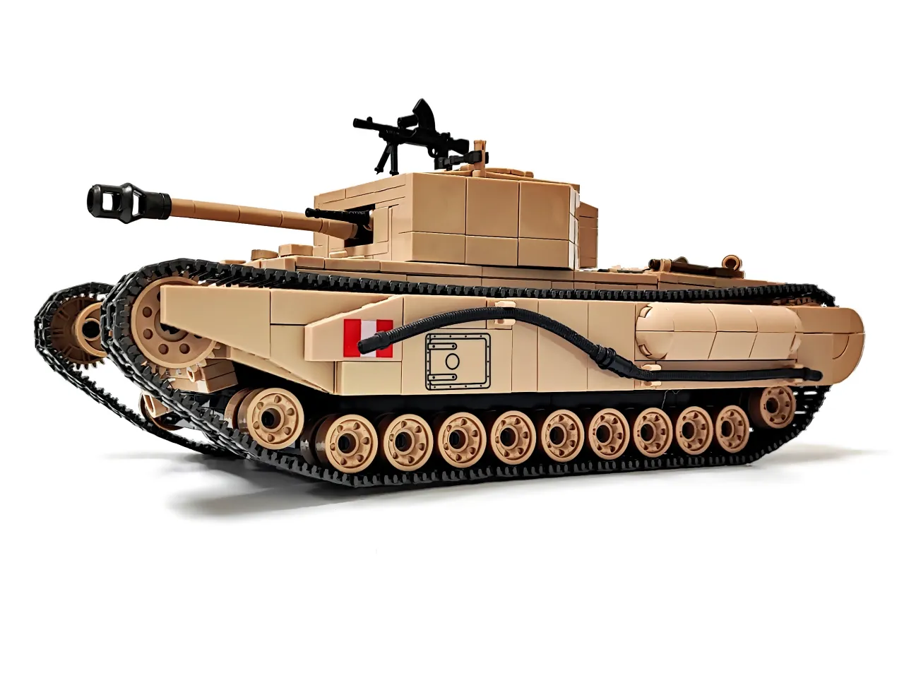 サリナス　戦車4点セット（タイガー1型、パンサー、2号戦車、チャーチル） 歩兵戦車Mk.IV チャーチル - パンツァーブロックス PANZER BLOCKS